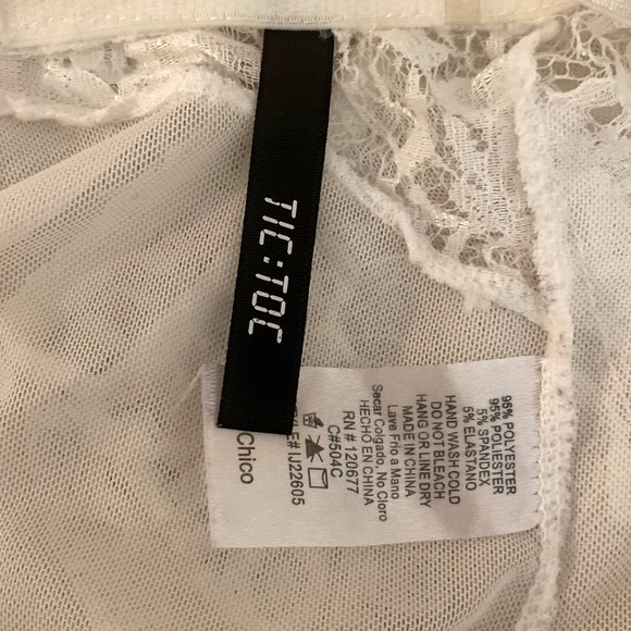 “TIC TOC” Hopeless Romantic Lace Mesh Teddy BodySuit - Picture 15 of 16